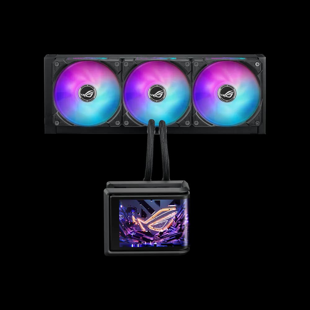 ASUS ROG Ryuo IV SLC 360 Black liquid cooler and radiator