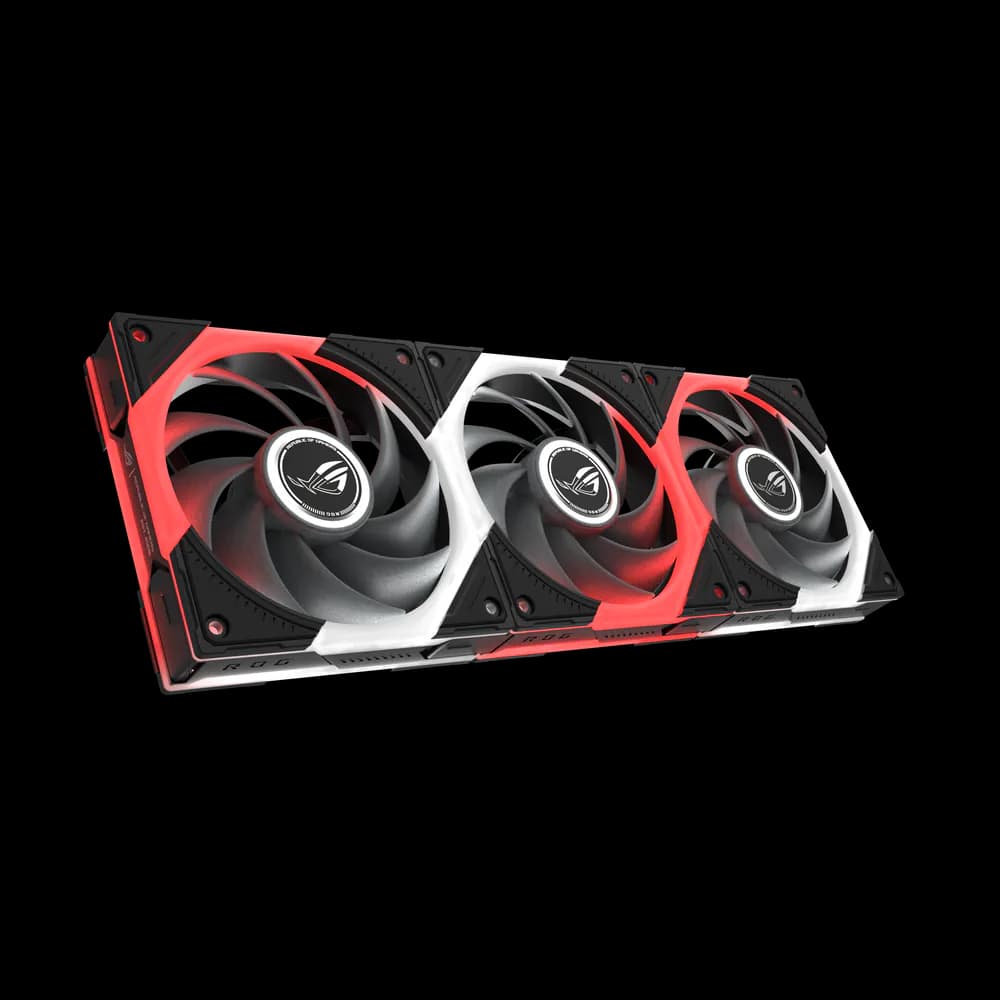 ASUS ROG Eurux GR120 ARGB Fan - Triple Pack in standard airflow configuration