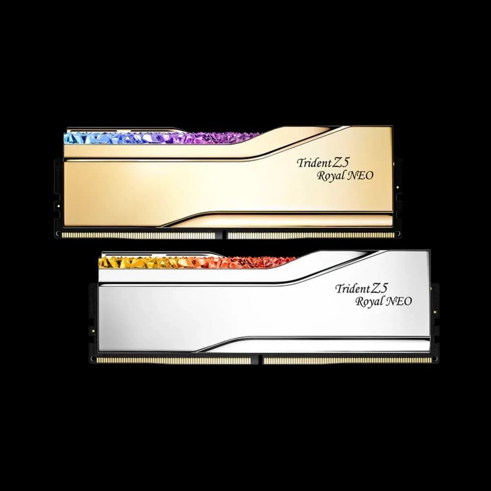 Pair of G.SKILL Trident Z5 Royal Neo 96GB DDR5-6000 CL28 memory modules