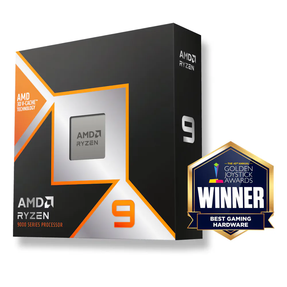 AMD Ryzen 9 9950X3D retail processor package